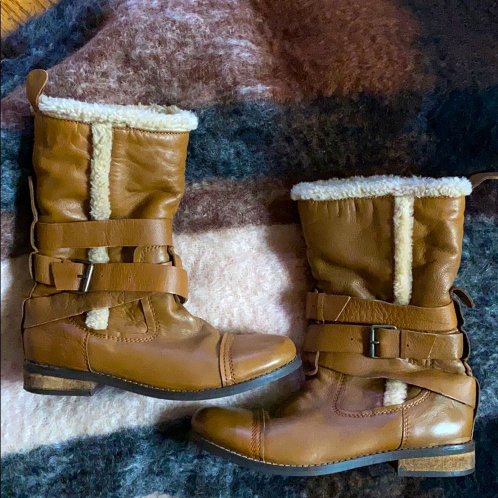 Aldo, Women’s leather winter boots, size 38